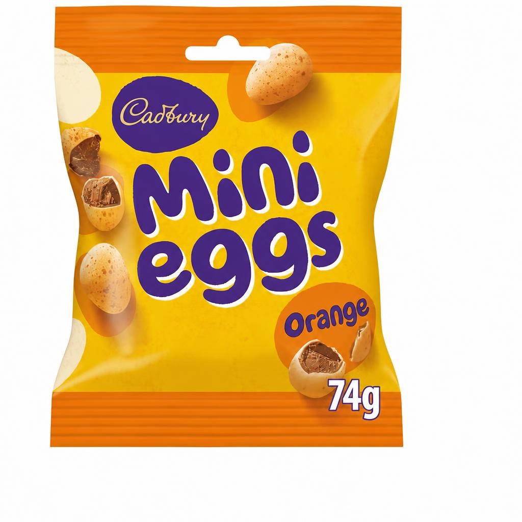 Cadbury Orange Mini Eggs 74g