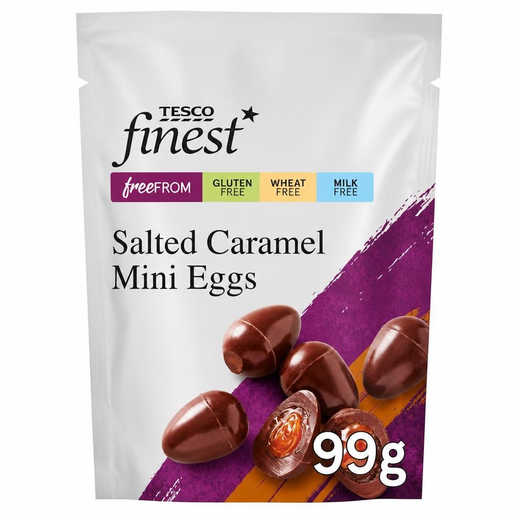 Tesco Finest Free From Salted Caramel Mini Eggs 99g
