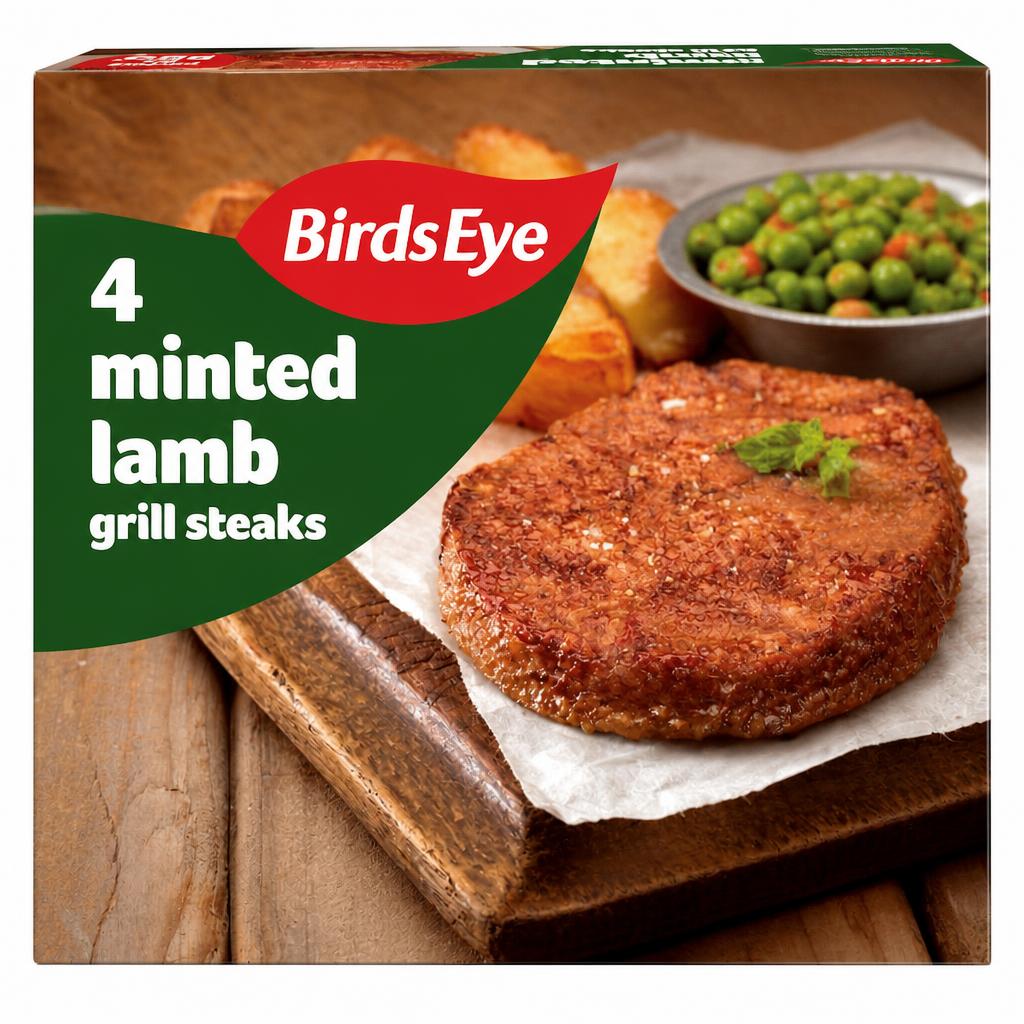 Birds Eye 4 Minted Lambgrills 300G