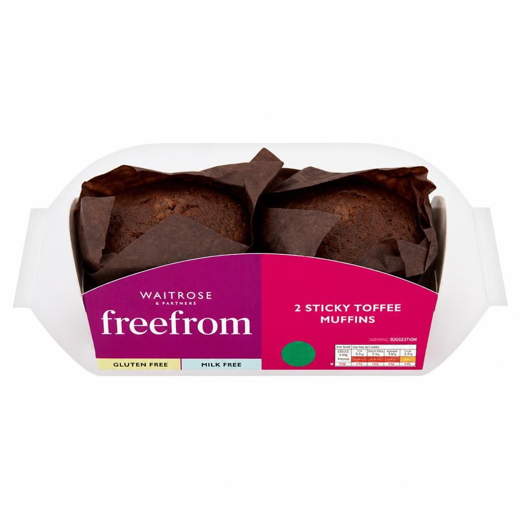 Waitrose Free From Sticky Toffee Muffins