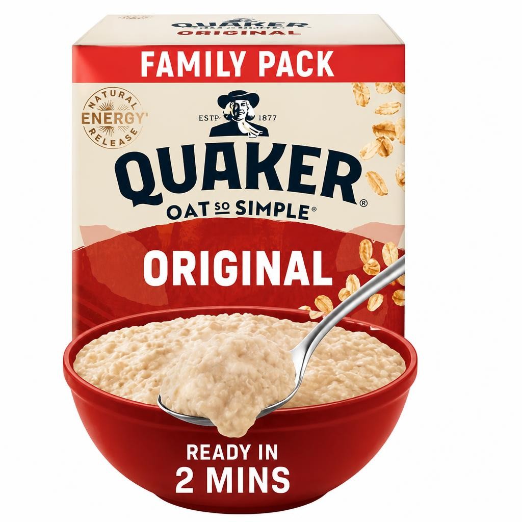 Quaker Oat So Simple Family Pack Original Porridge Sachets 540g