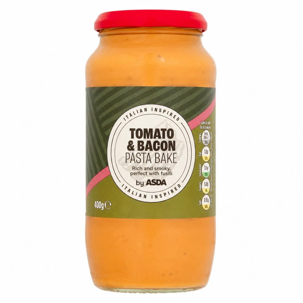 ASDA Tomato & Bacon Pasta Bake 480g