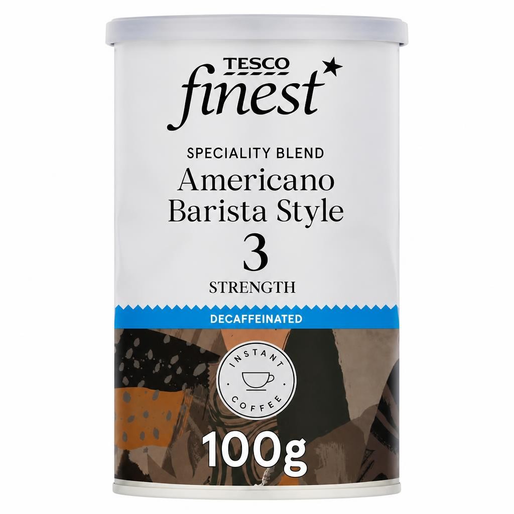 Tesco Finest Decaffeinated Americano Barista Style Instant Coffee 100g