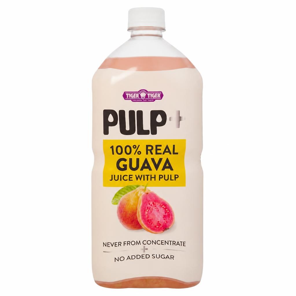 TIGER TIGER PULP+ 100% REAL GUAVA JUICE WITH PULP 1000ML