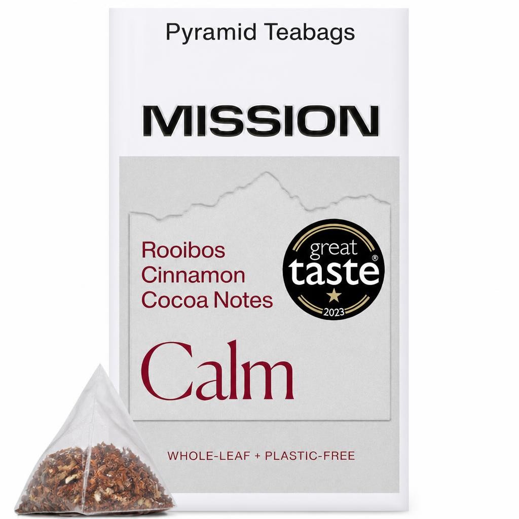 MISSION Calm Rooibos Tea with Cinnamon, Cocoa 15 Tea Bags 37.5g