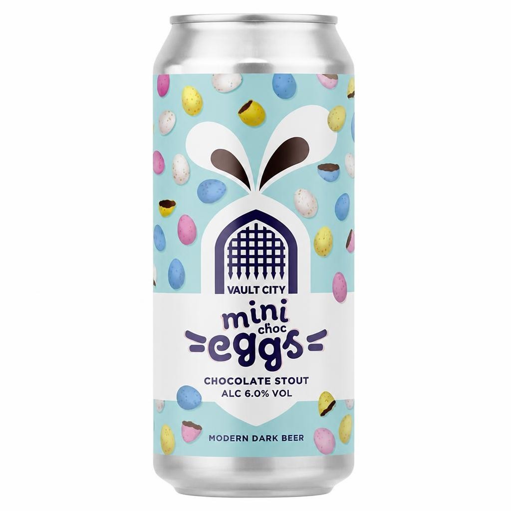 Vault City Mini Choc Eggs Chocolate Stout Modern Dark Beer 440ml