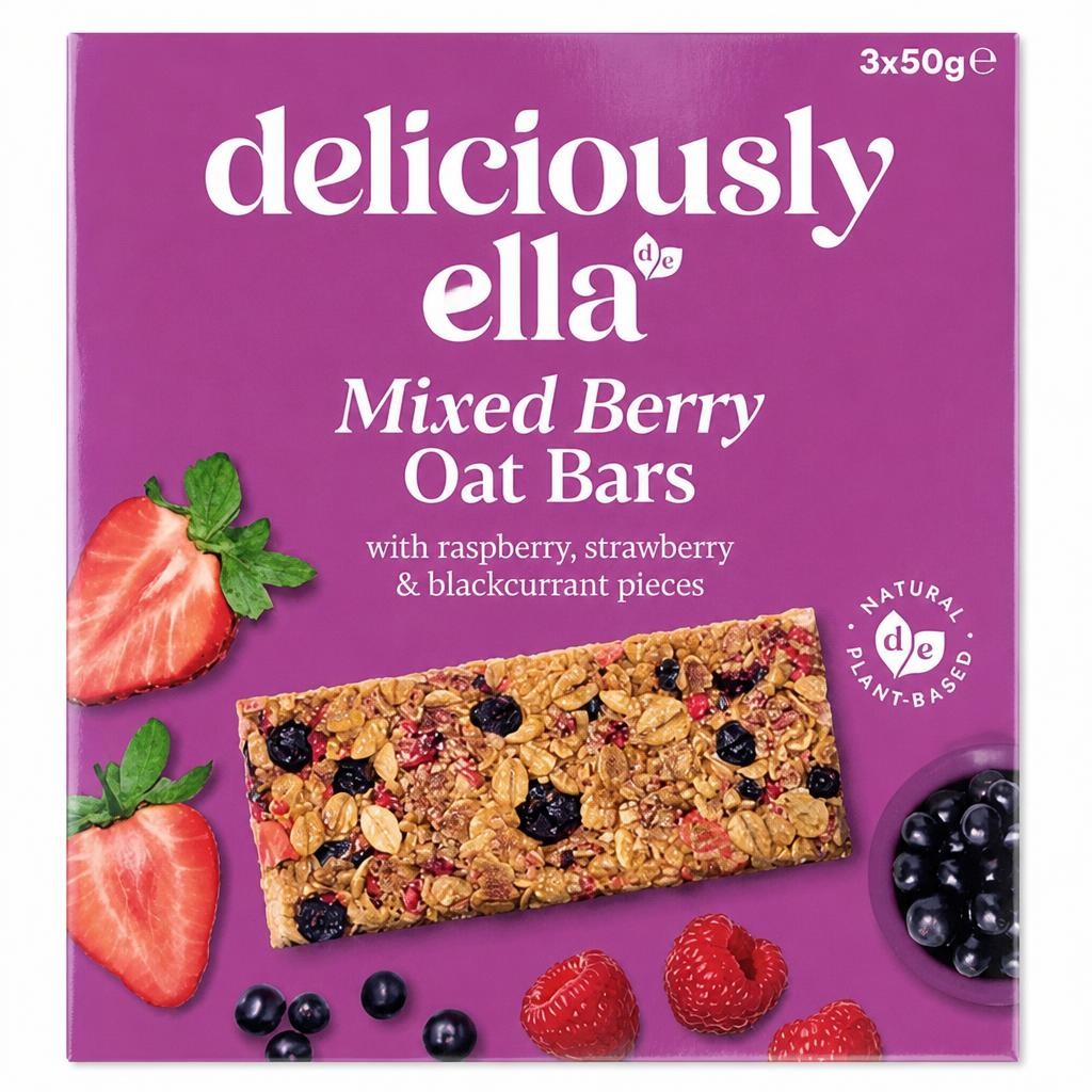 Deliciously Ella Mixed Berry Oat Bars