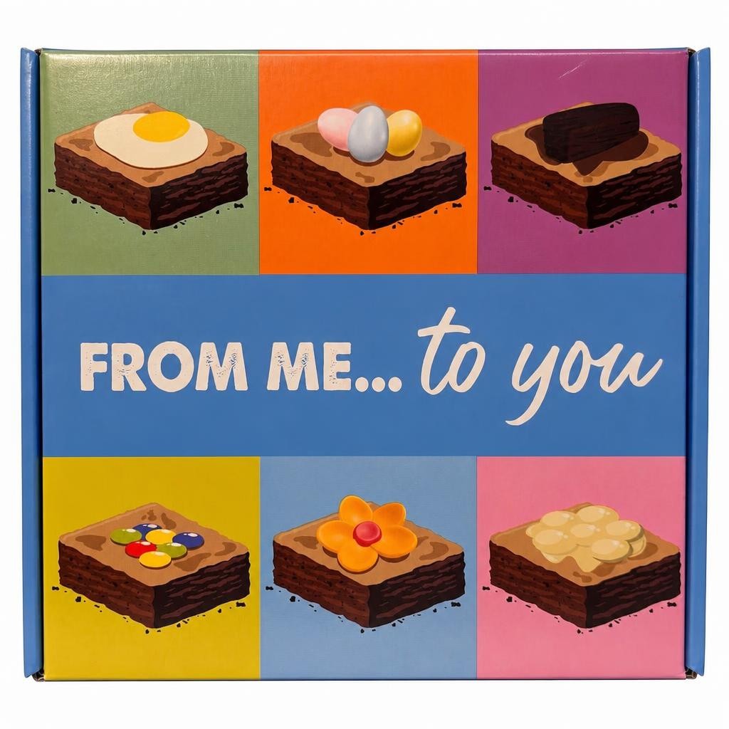 STUDIO BAKERY letterbox brownies