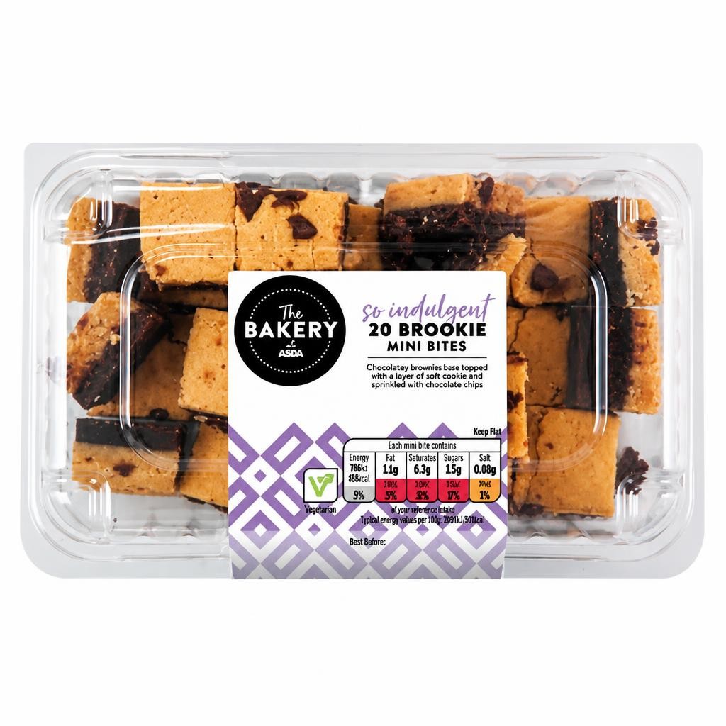 The BAKERY at ASDA 20 So Indulgent Brookie Mini Bites