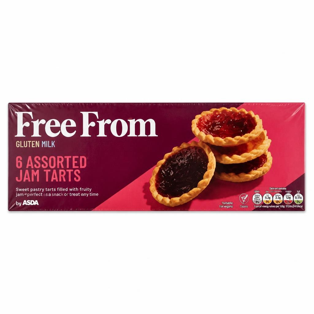 Free From by ASDA 6 Assorted Jam Tarts