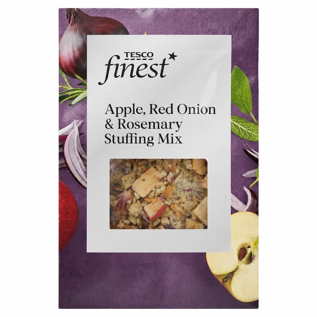 Tesco Finest Red Apple, Toasted Onion & Rosemary Stuffing 130g