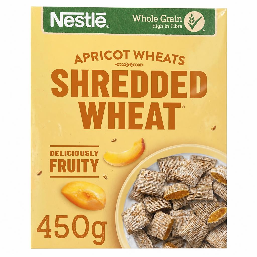 Nestlé Shredded Wheat Bitesize Apricot Breakfast Cereal 450g