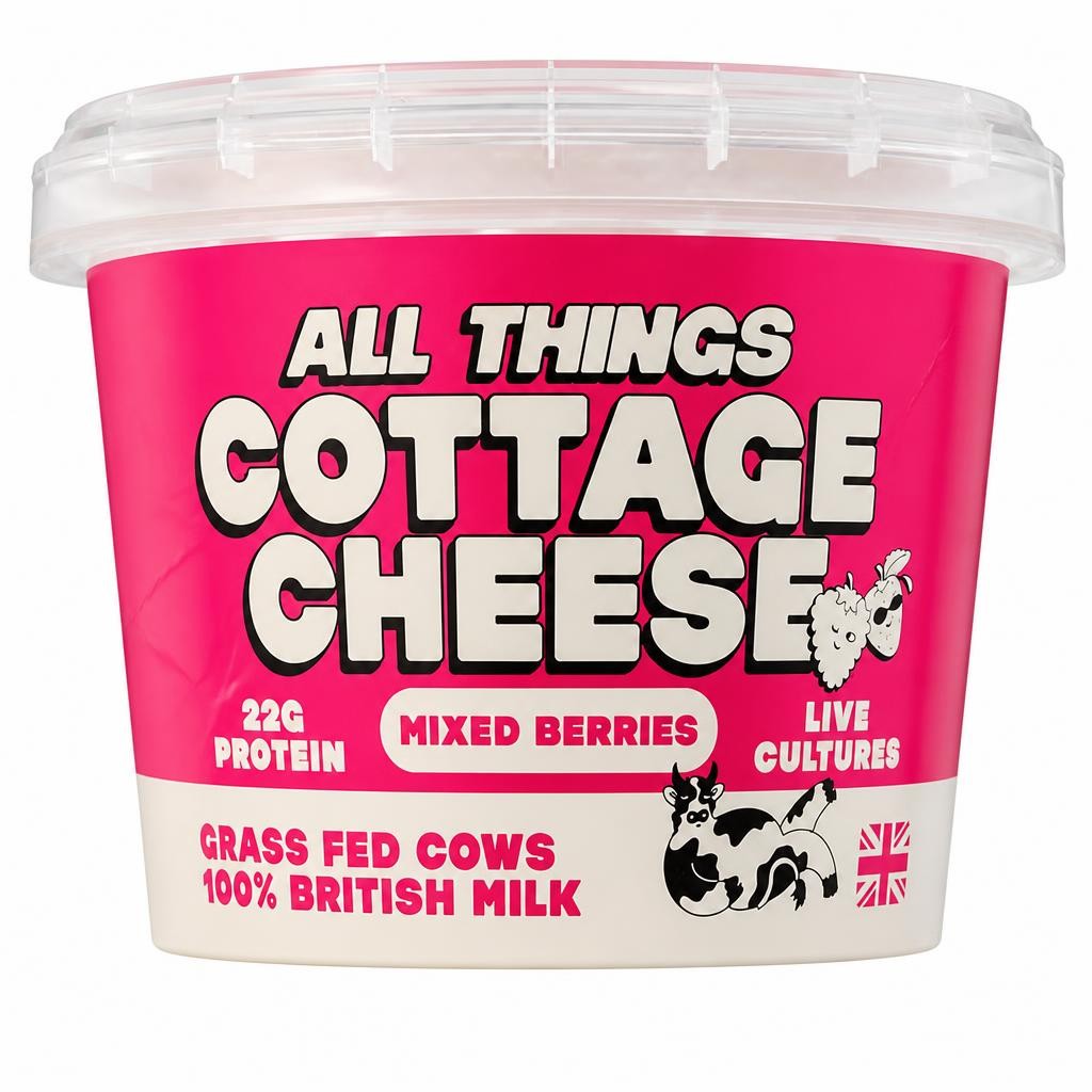All Things 240g Mixed Berries Cottage Cheese