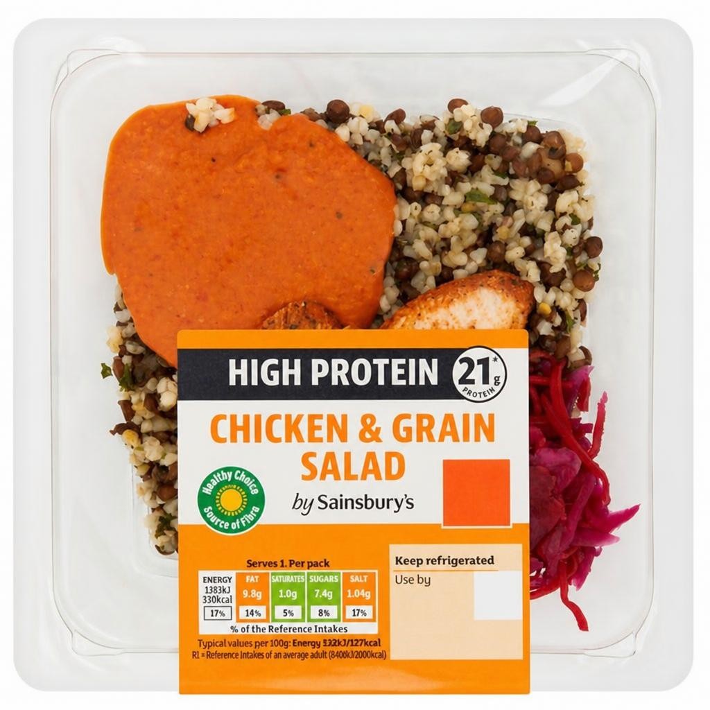 Sainsbury's 260g Chicken & Grain Salad