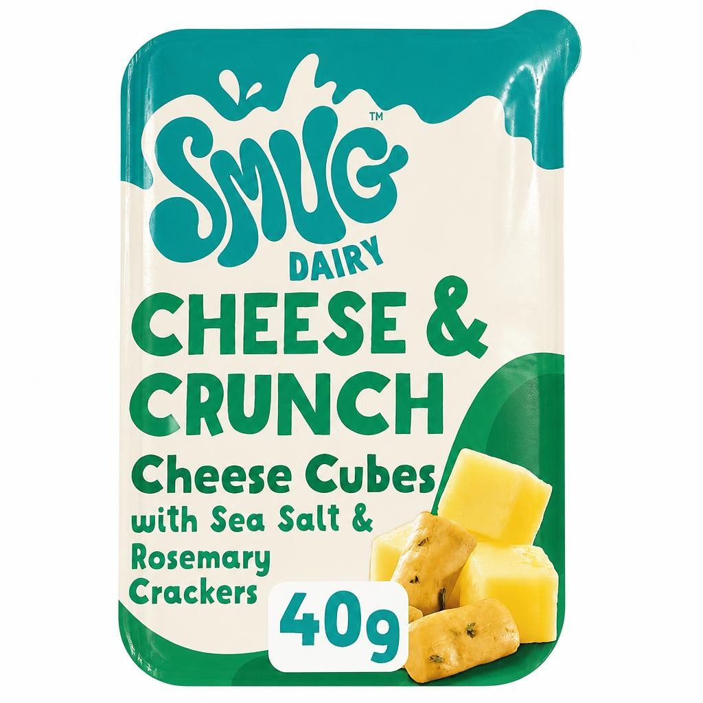 Smug 40g Dairy Cheese & Crunch Cheese Cubes
