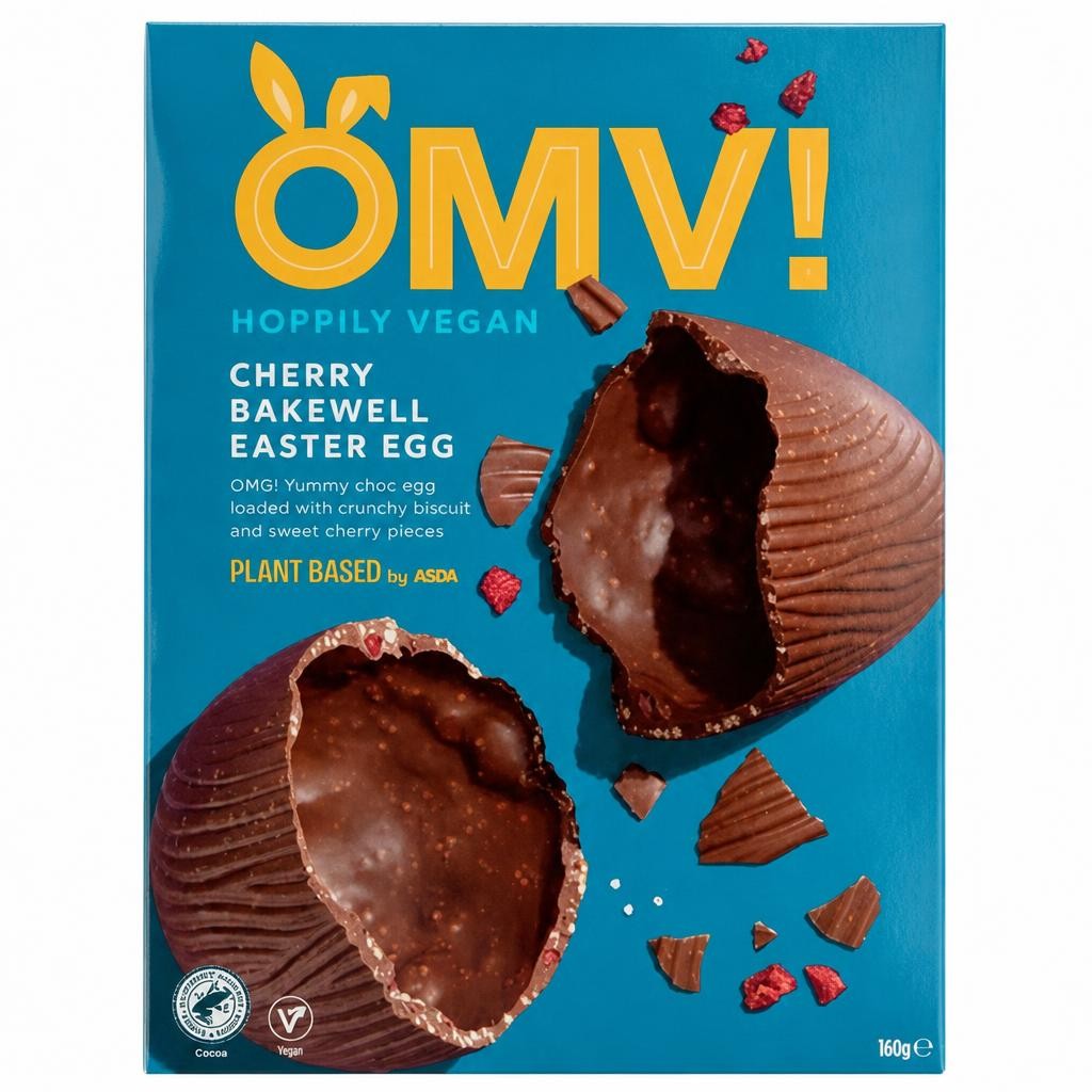 OMV! Plant Based OMV! Cherry Bakewell Easter Egg 160g