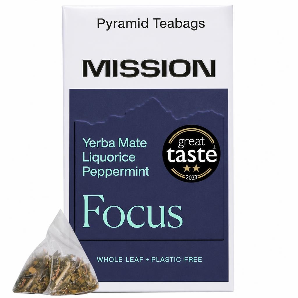 MISSION Focus Yerba Mate with Liquorice, Peppermint 15 Tea Bags 30g