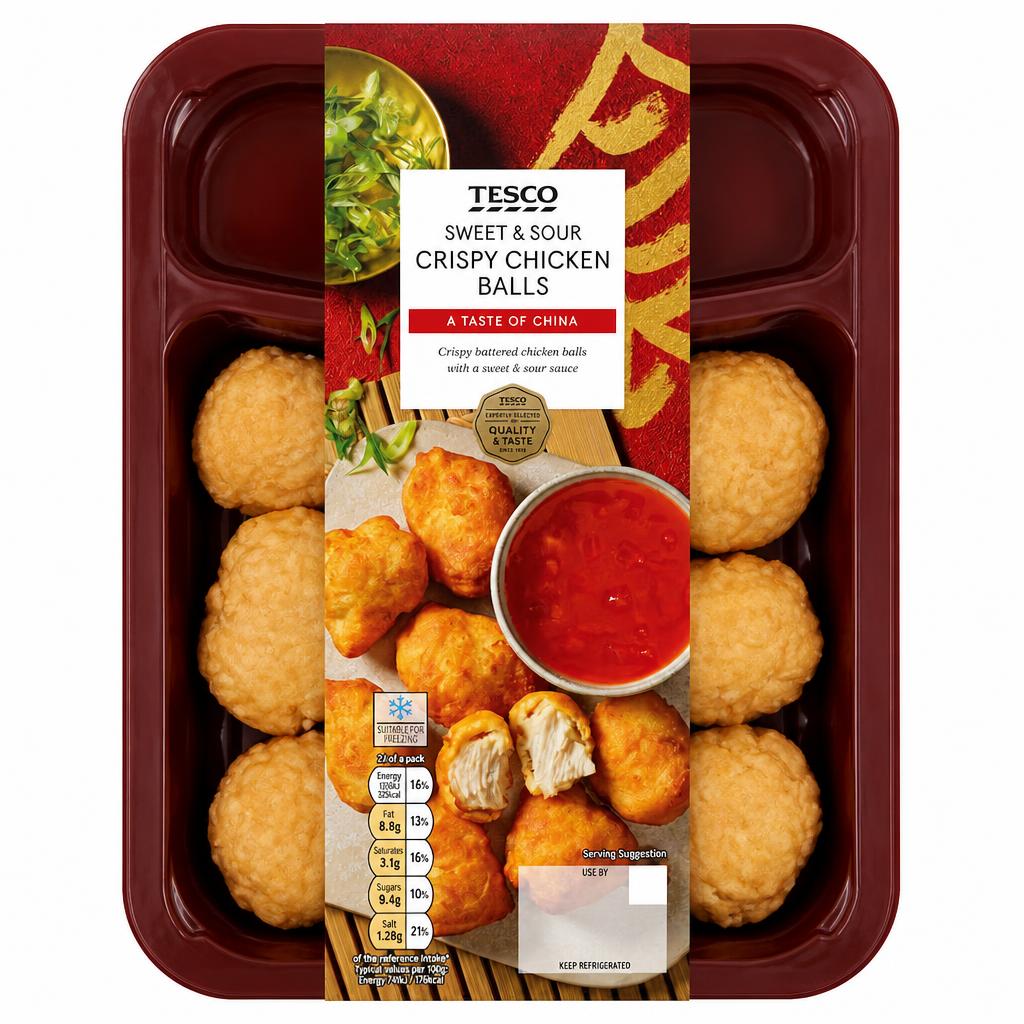 Tesco Sweet & Sour Crispy Chicken Balls 350g