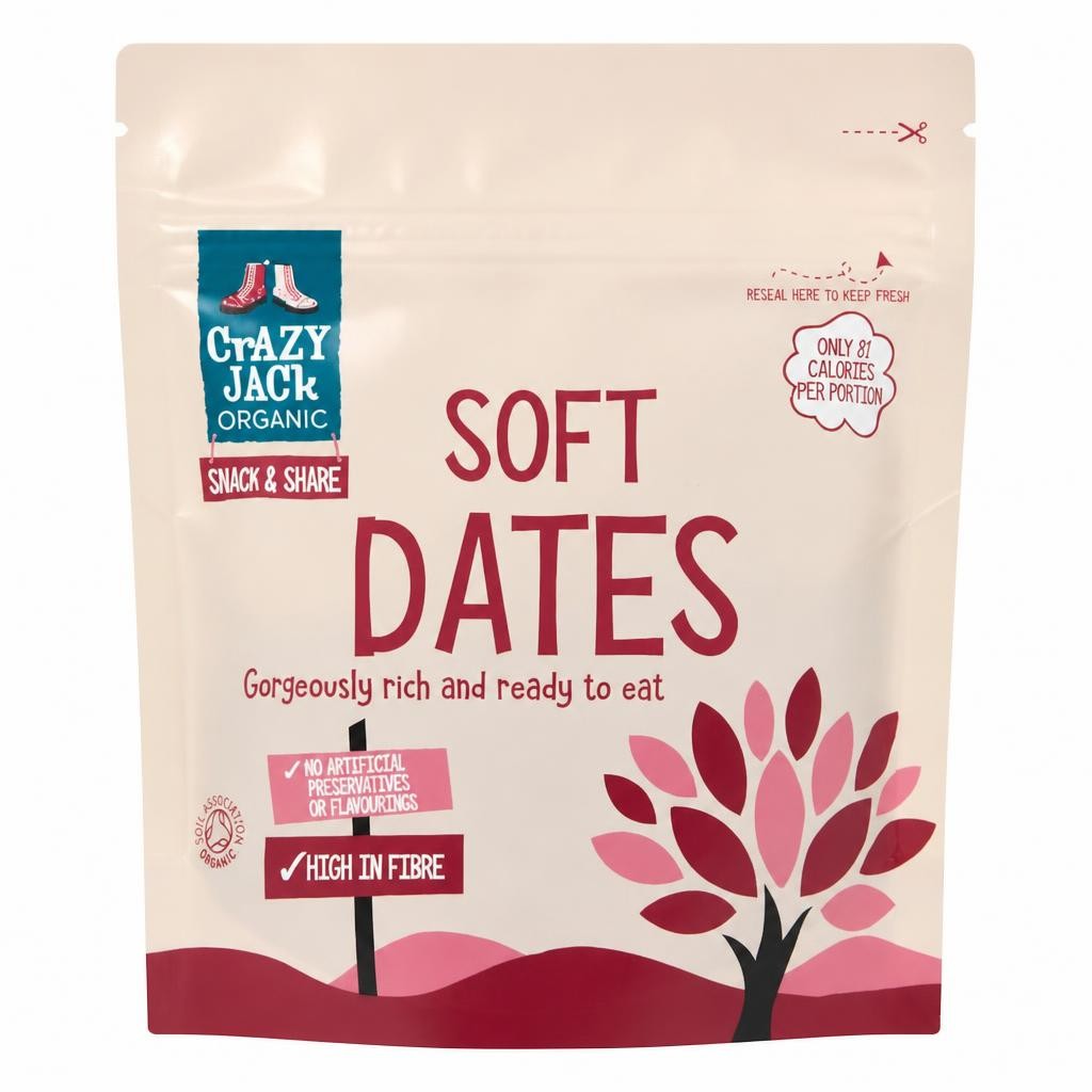 Crazy Jack Organic Soft Dates 200g