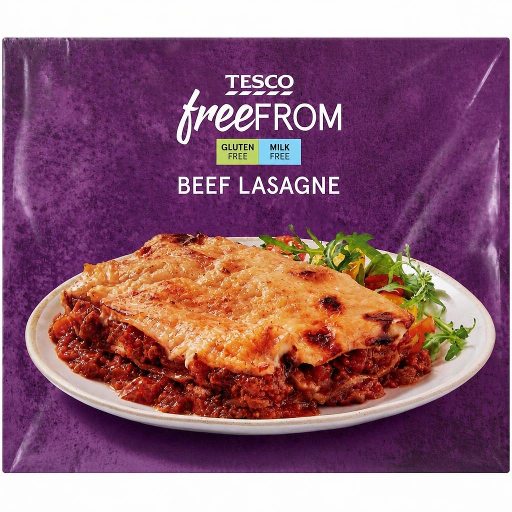 Tesco Free From Beef Lasagne 400g