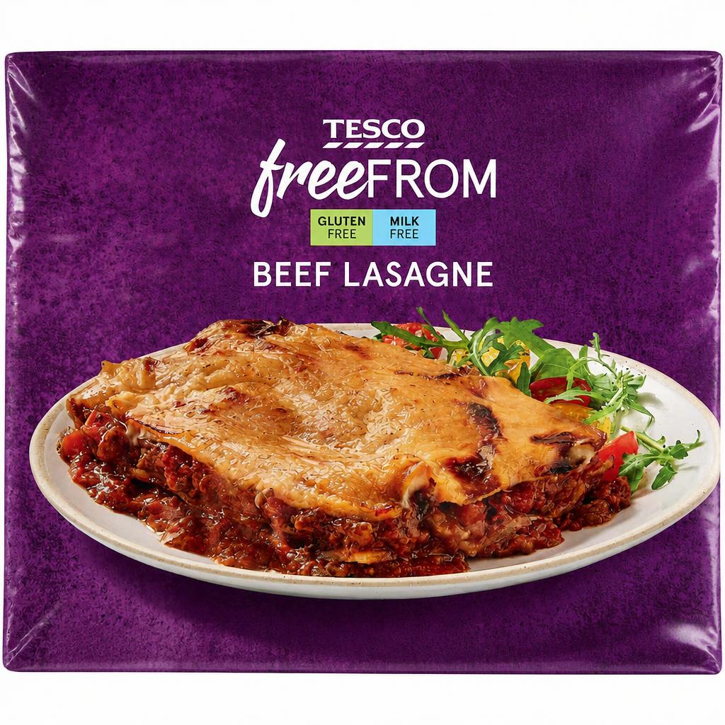 Tesco Free From Beef Lasagne 400g