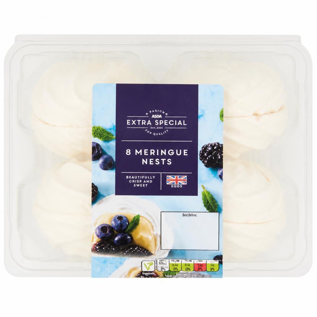 Exceptional by ASDA Exceptional 8 Meringue Nests