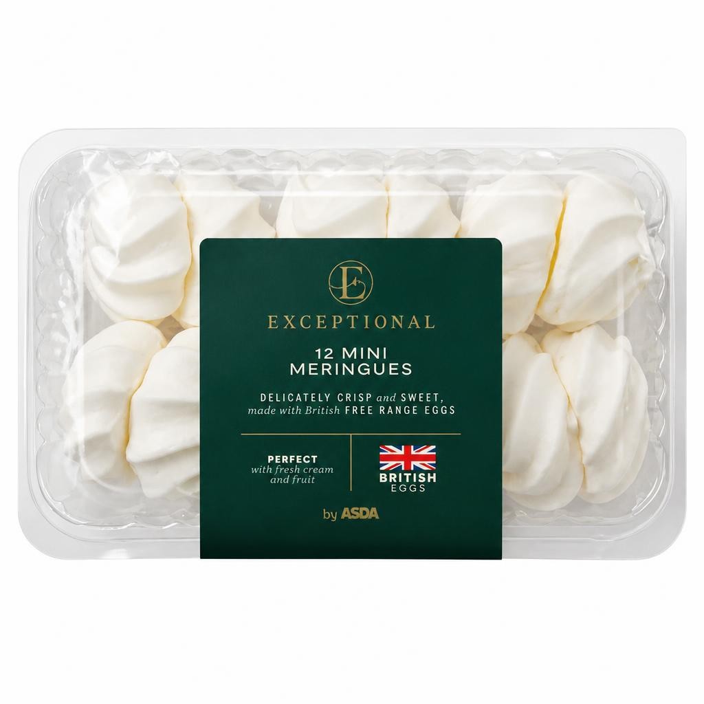 Exceptional by ASDA Exceptional by  12 Mini Meringues