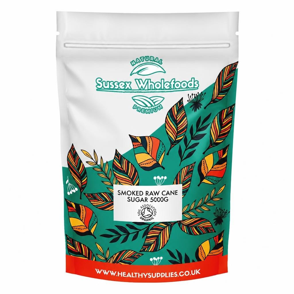 Organic Smoked Raw Cane Sugar 500g (Sussex Wholefoods) | Multi