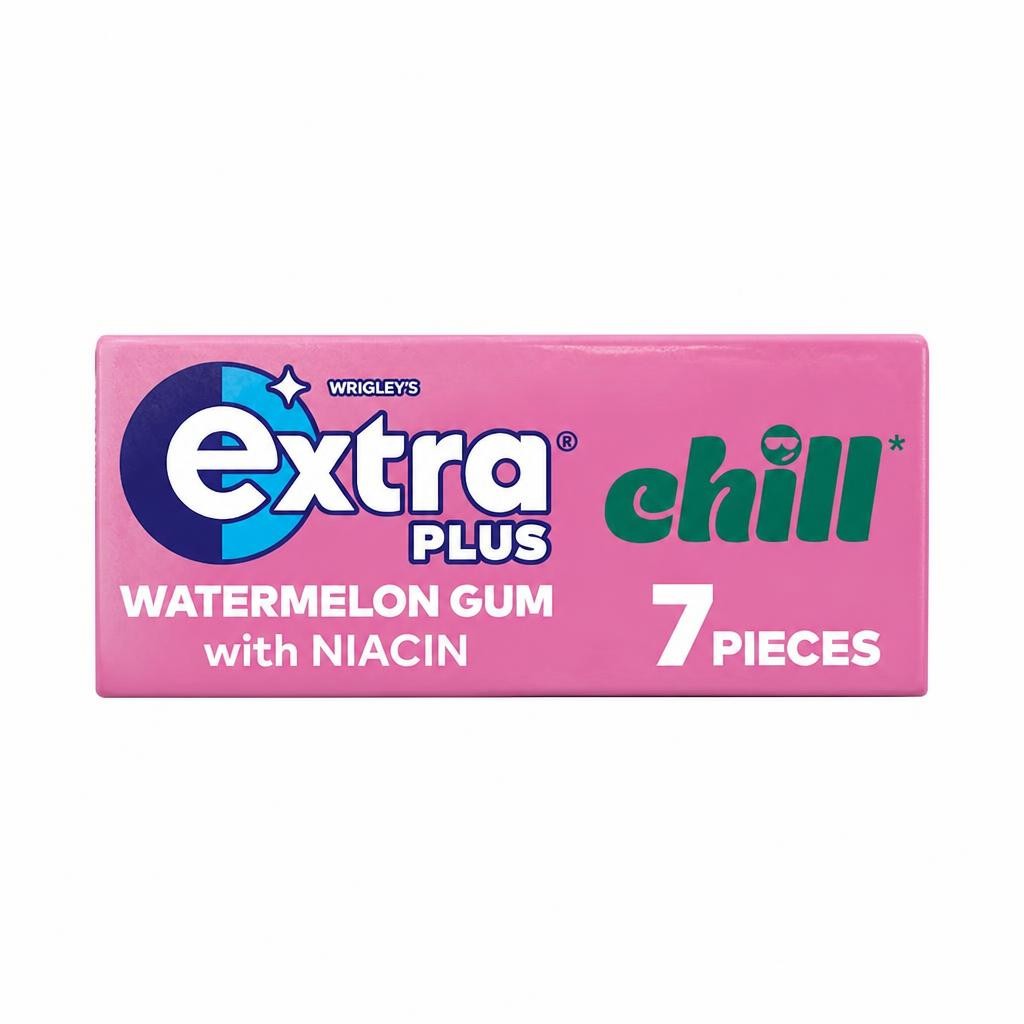Extra Plus Chill Watermelon Flavour Chewing Gum 7 Pieces
