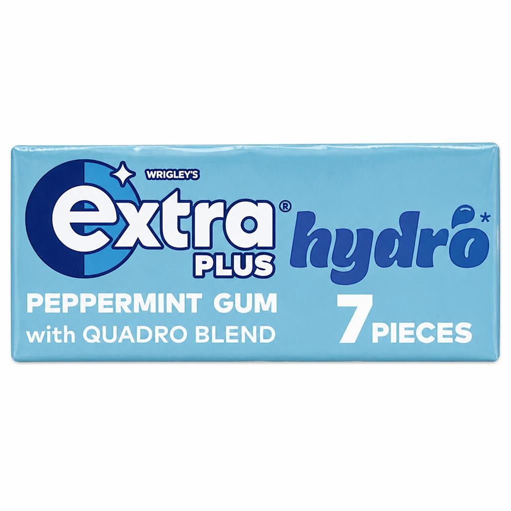 Extra Plus Hydro Peppermint Chewing Gum 7 pieces