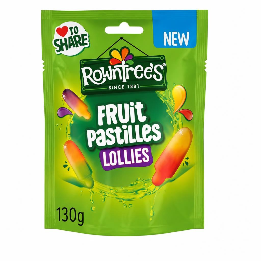 ROWNTREES Fruit Pastilles Lollies 130g