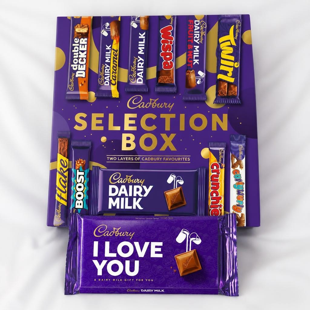 Cadbury I Love You Chocolate Selection Box Gift