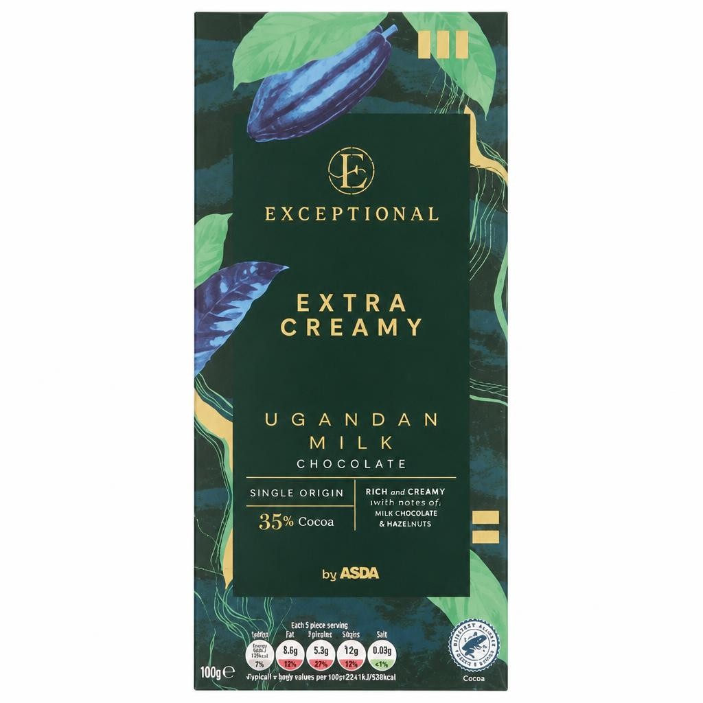ASDA Ugandan Milk Chocolate 100g