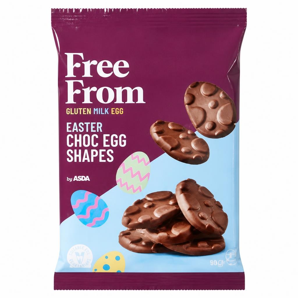 Free From by ASDA Easter Choc Egg Shapes 85g