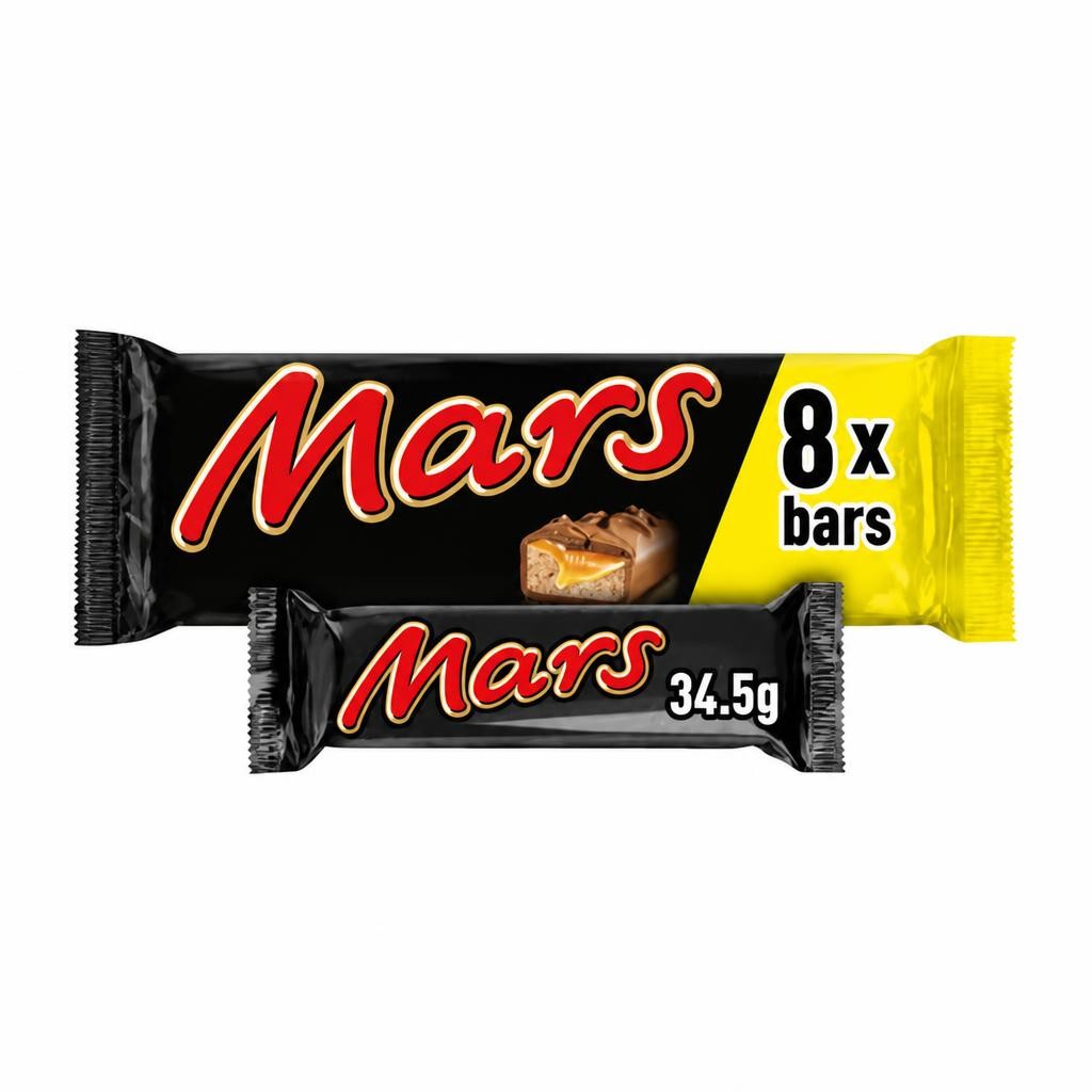 Mars Caramel Multipack Chocolate Bars 8 x 34.5g