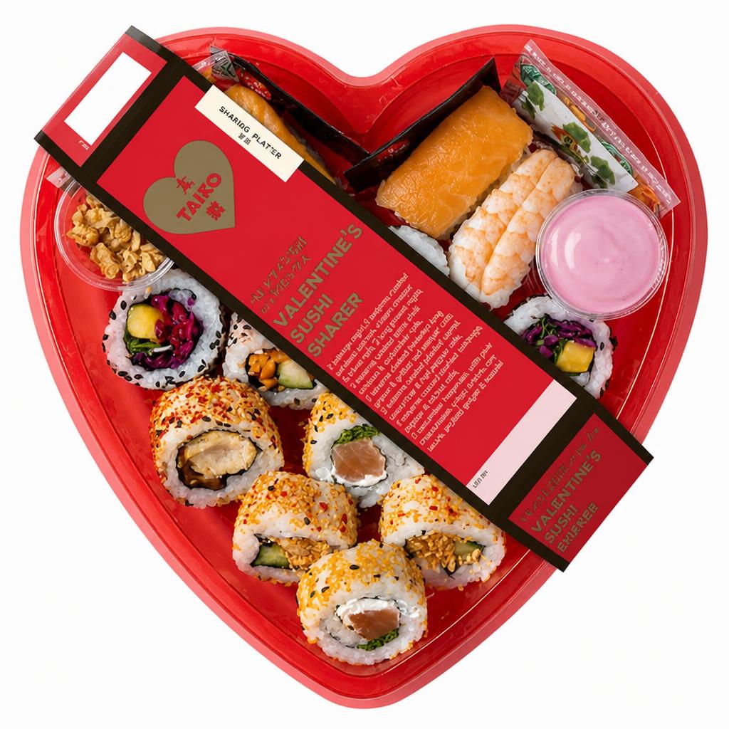 Taiko Valentine's Sushi Sharer