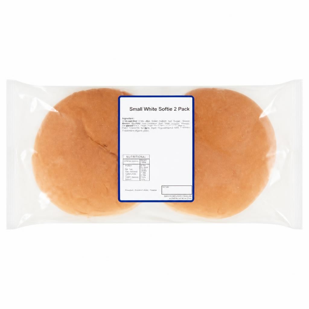 Trotters Family Bakers Family Bakers 2 Small White Stottie