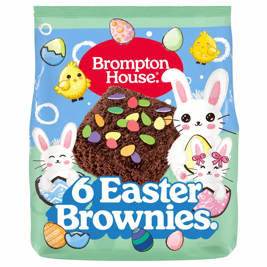 Brompton House 6 Easter Brownies 6 x 20g (120g)