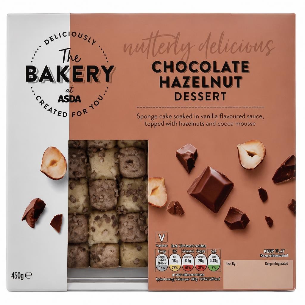 ASDA The Bakery at  Chocolate Hazelnut Dessert 450g