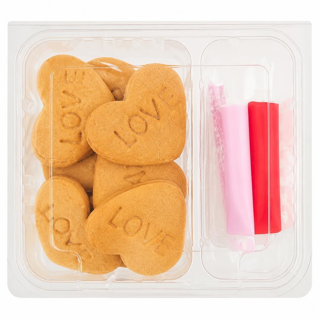 ASDA Gingerbread Hearts with Icing Tubes and Sprinkles to Decorate 158g