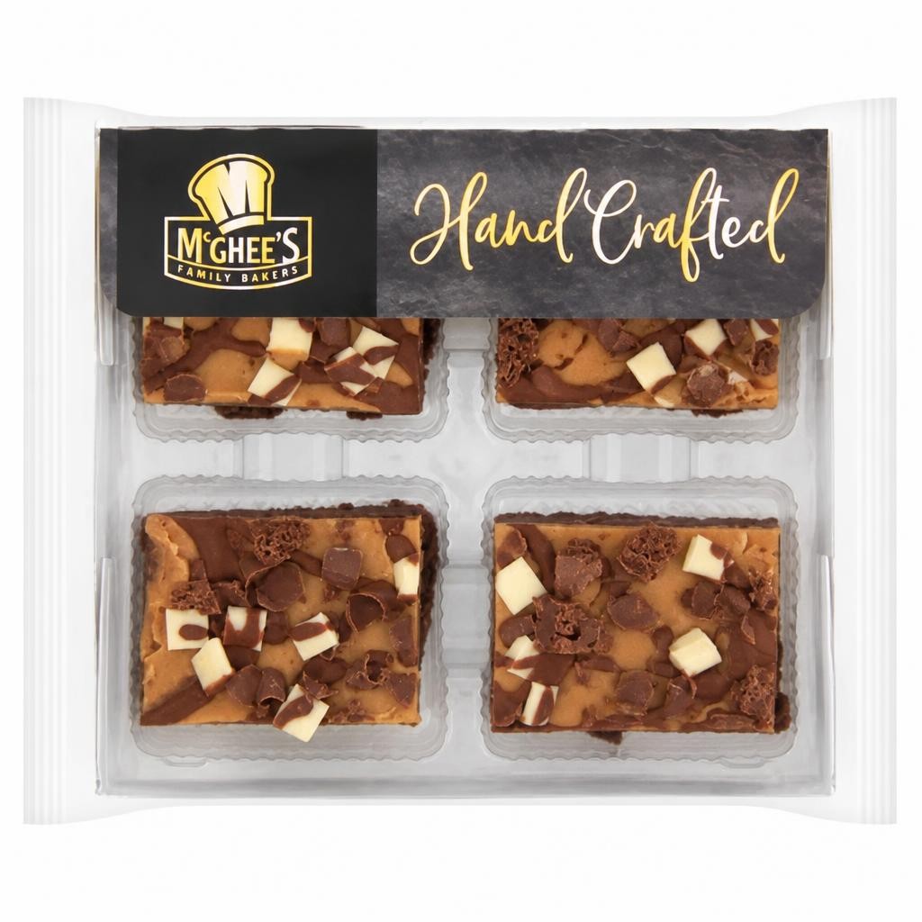 McGhee's Hand Crafted 4 Loaded Brownies