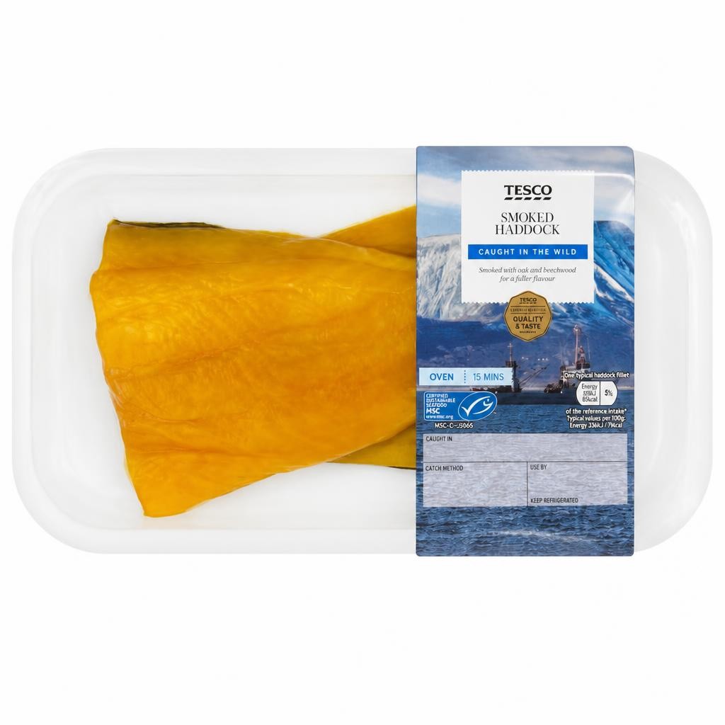 Tesco Boneless Smoked Haddock 280G