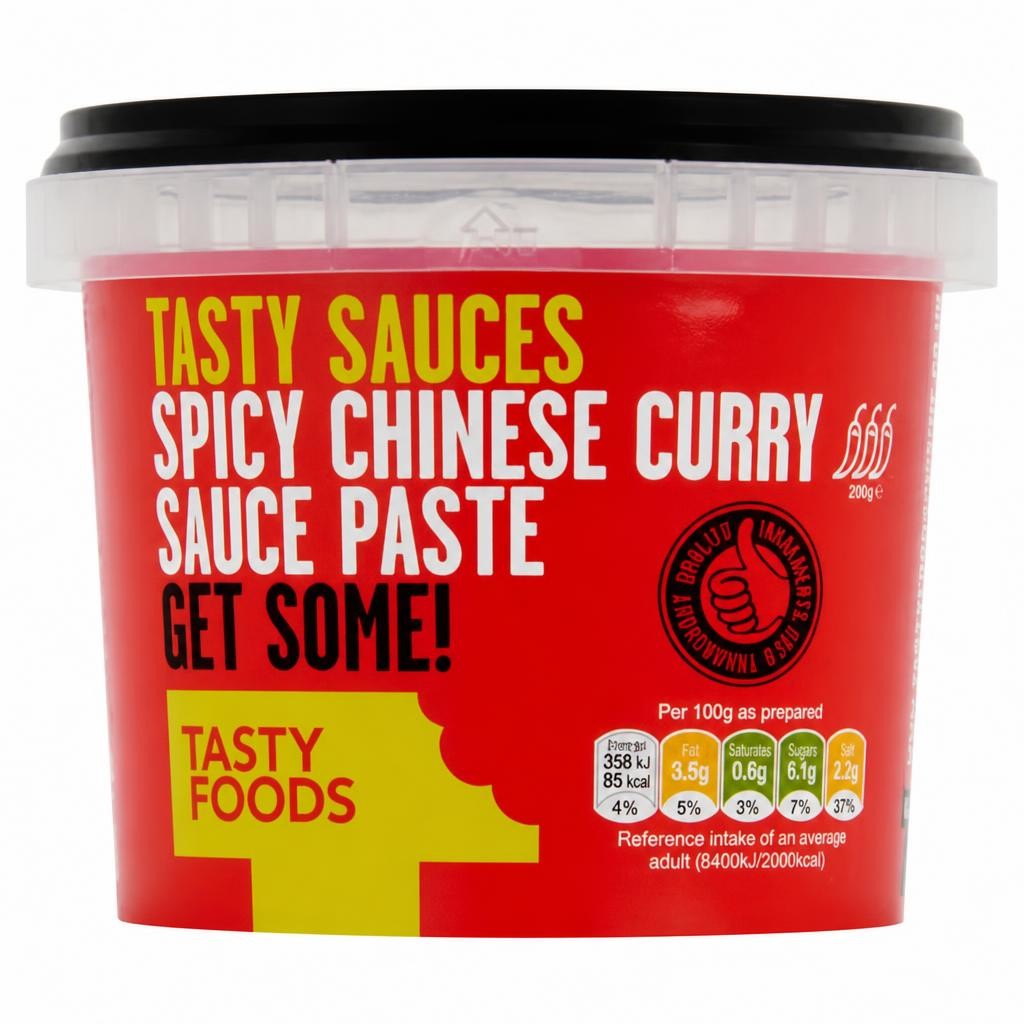 Tasty Foods Tasty Sauces Spicy Chinese Curry Sauce Paste 325g