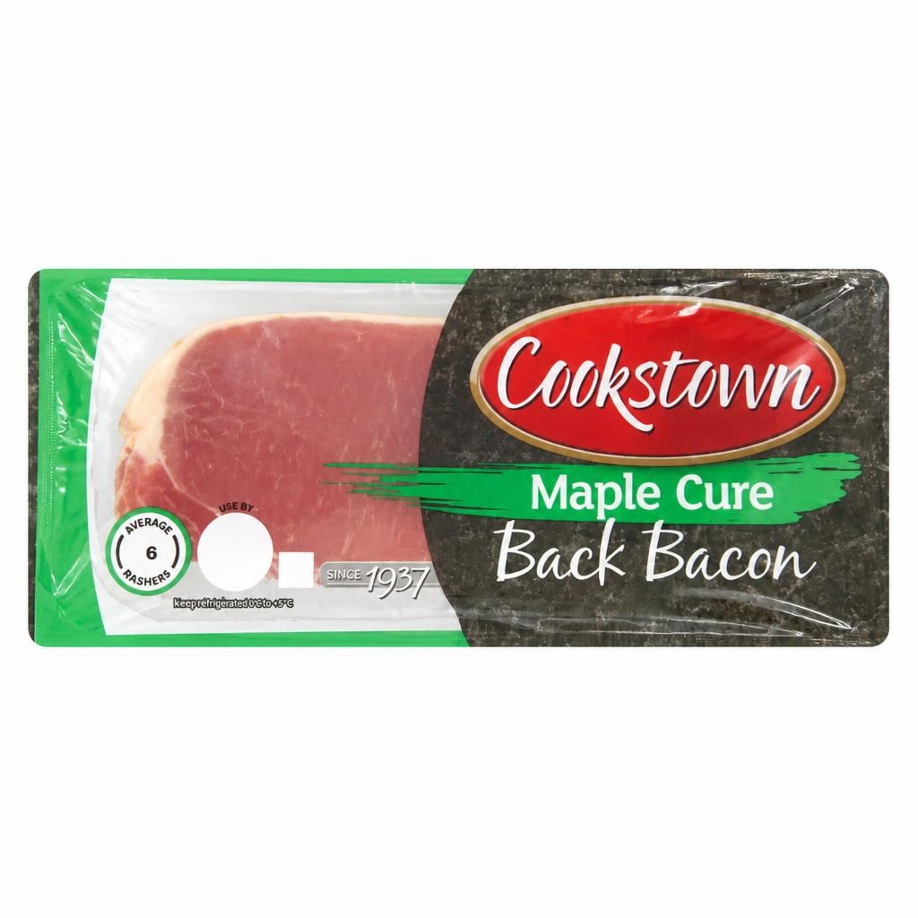 Cookstown Maple Cure Back Bacon 200g