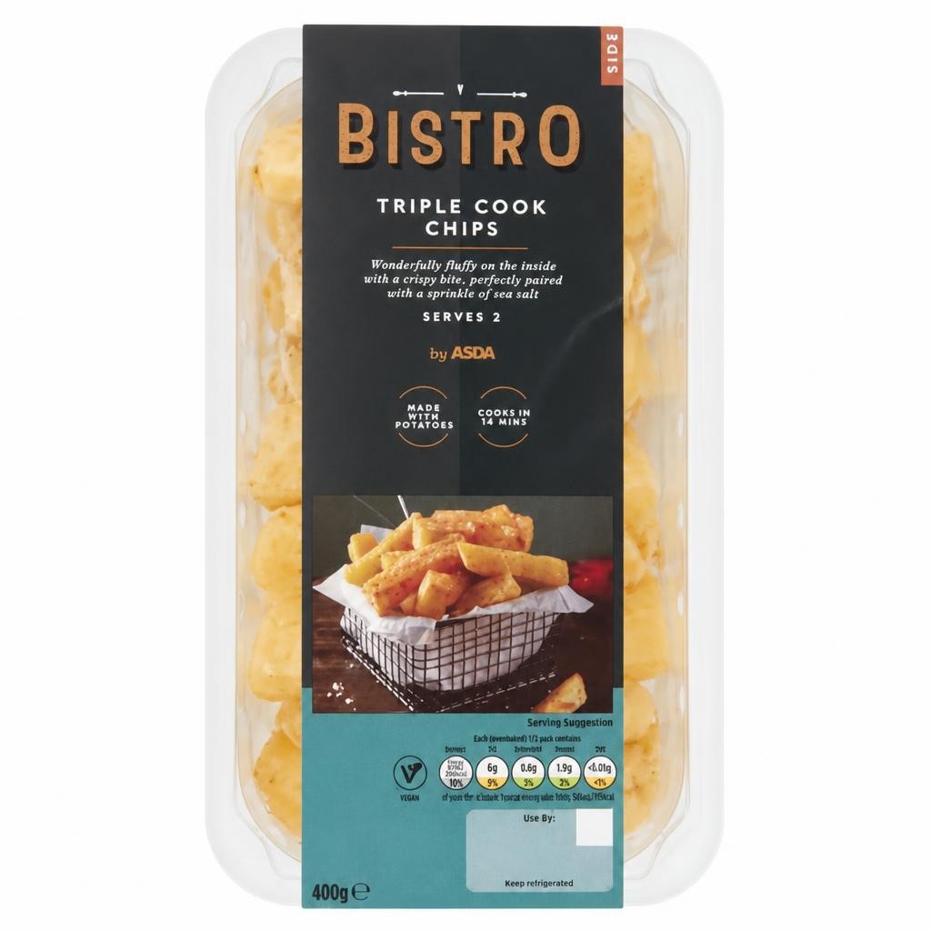Bistro by ASDA Bistro by  Triple Cook Chips 400g