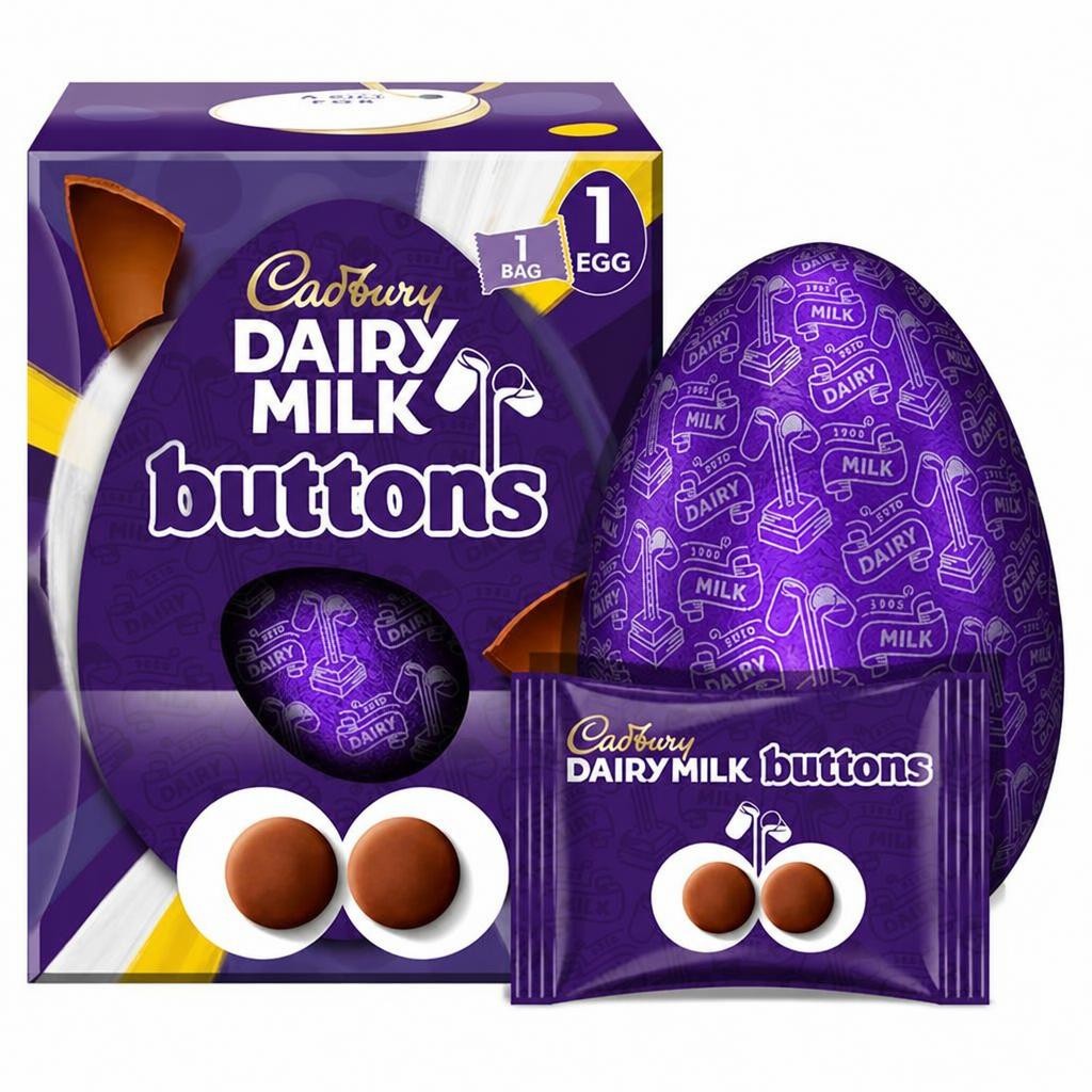 Cadbury Dairy Milk Large Buttons 190g