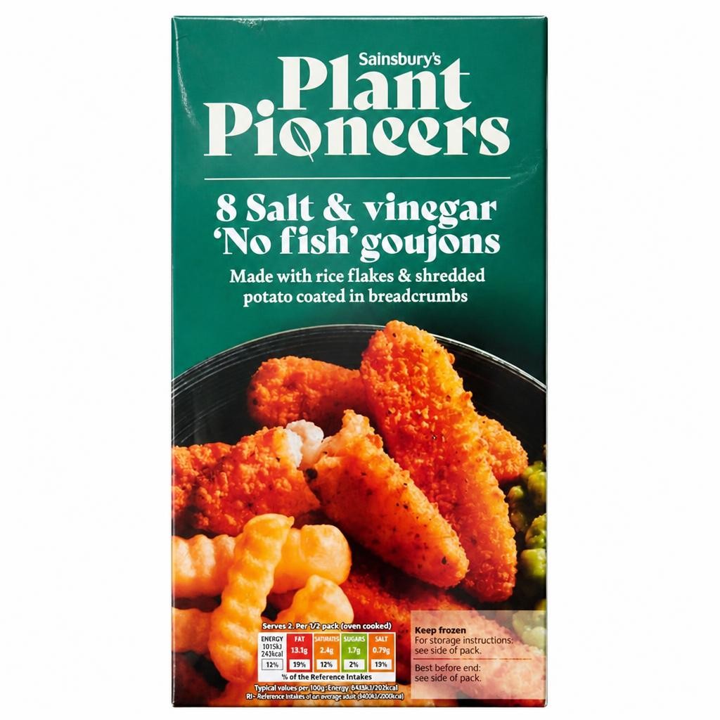 Sainsbury's Salt & Vinegar Fishless Goujons 240g