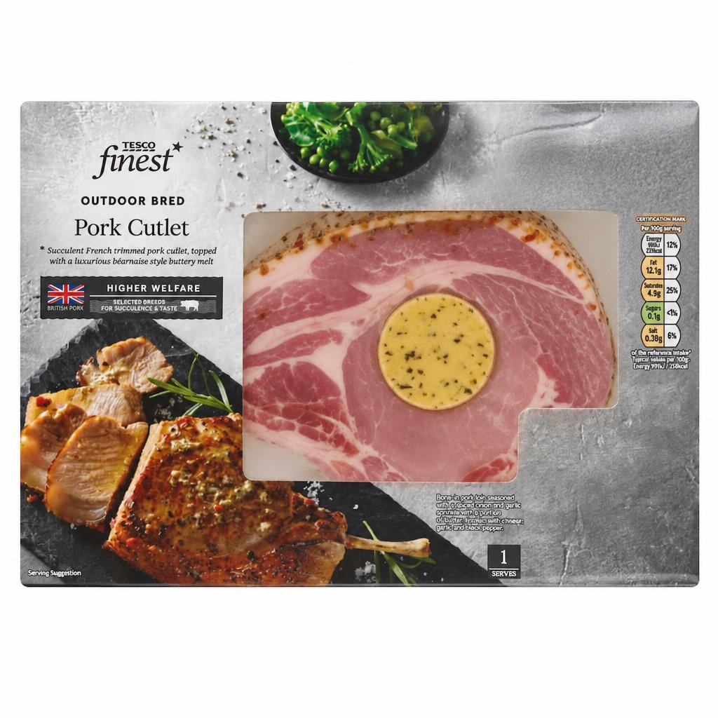 Tesco Finest Pork Cutlet 300-520g