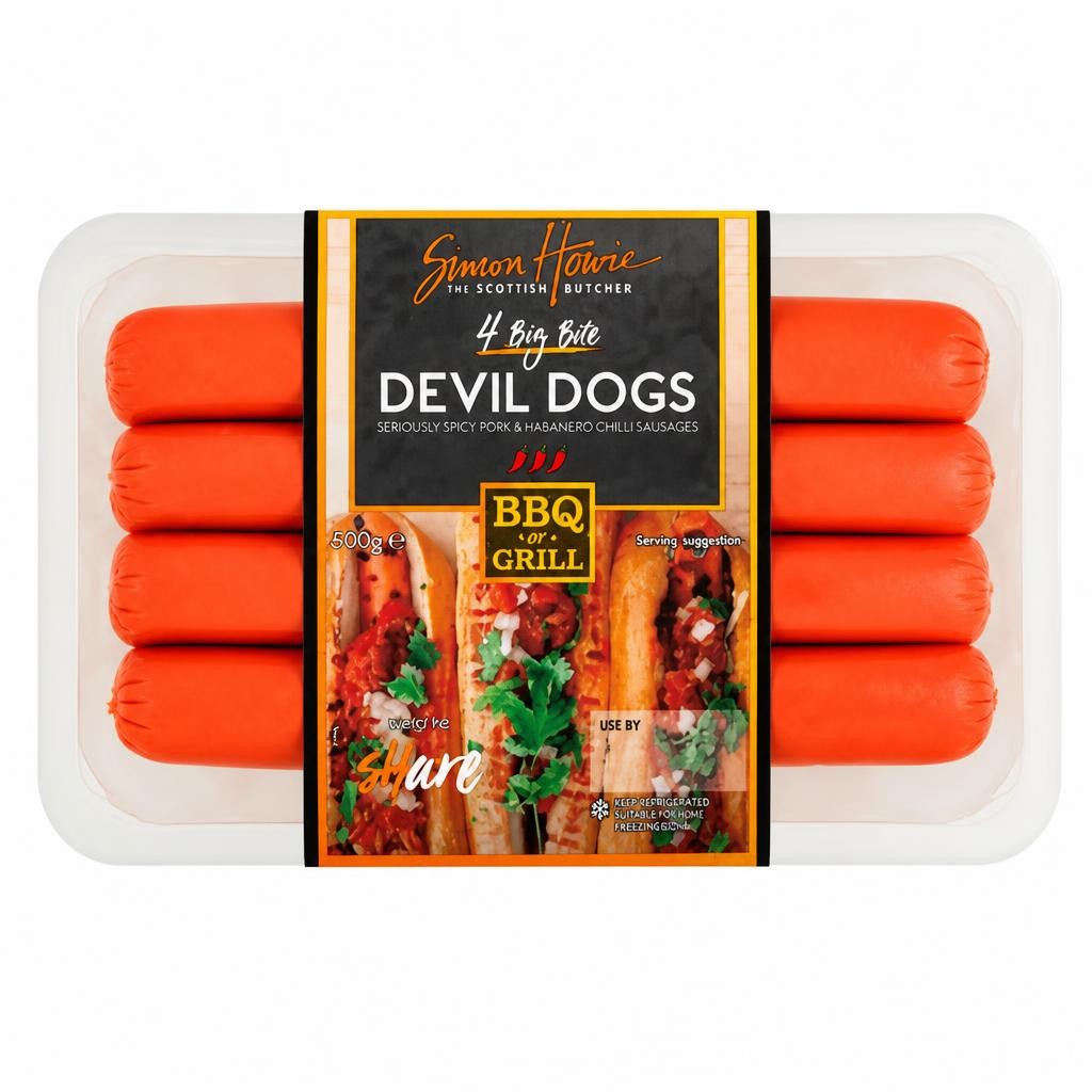 Simon Howie 4 Big Bite Devil Dogs