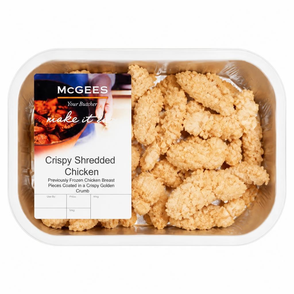 McGees McGees Your Butcher Crispy Shredded Chicken 290g